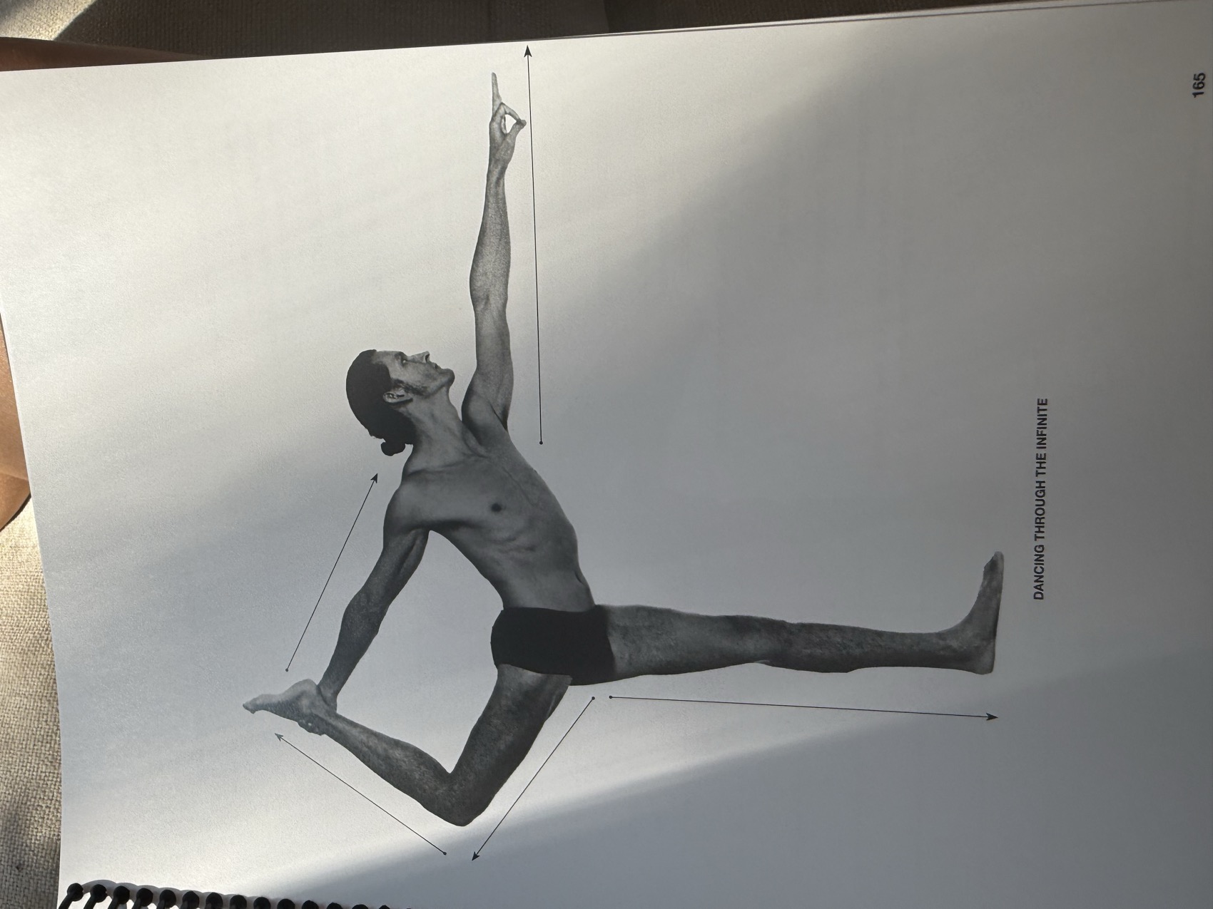 dancer's pose