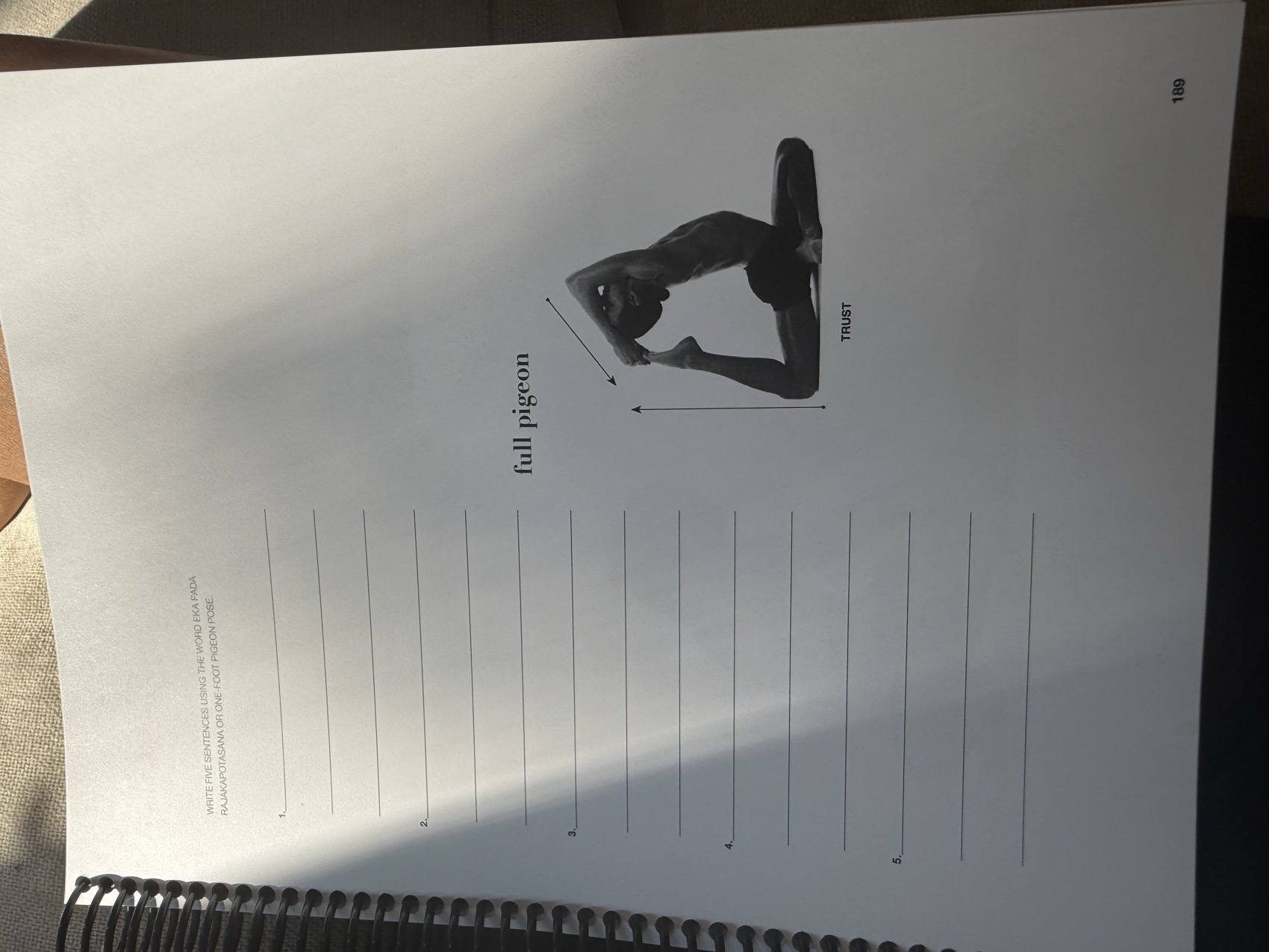 One-Foot Pigeon Pose
