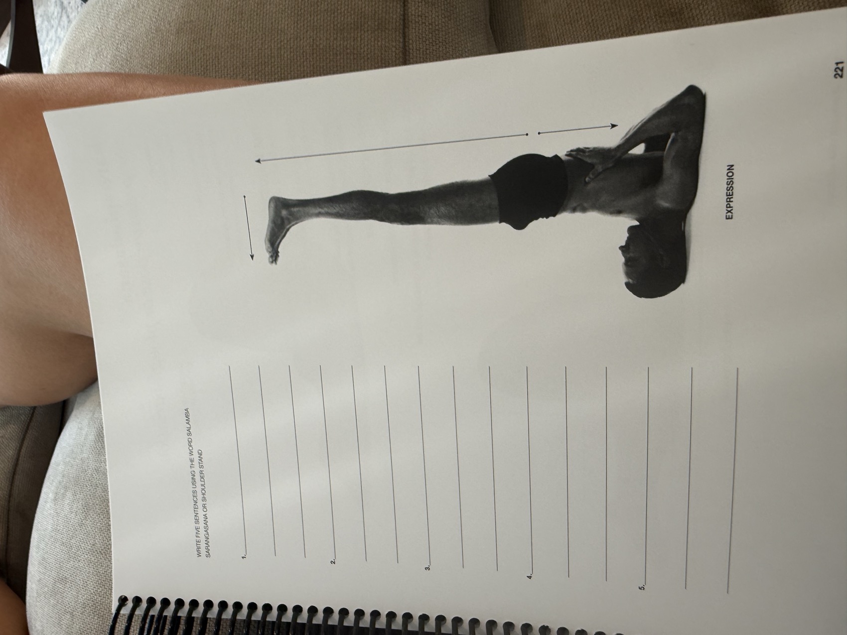 Shoulder Stand (variation: One Foot Shoulder Stand)